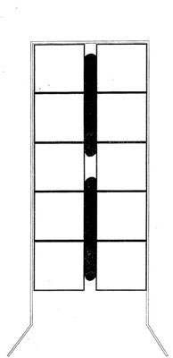 schema di carico 20' container pallet 1050x1050 mm