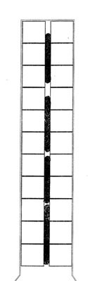 Schema di carico 40' container pallet 1050x1050 mm